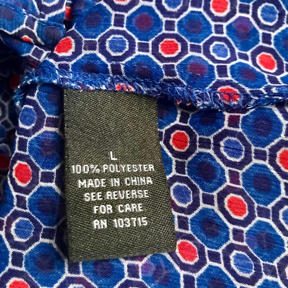 Zac & Rachel Multicolored Blouse Size Large - Picture 4 of 4